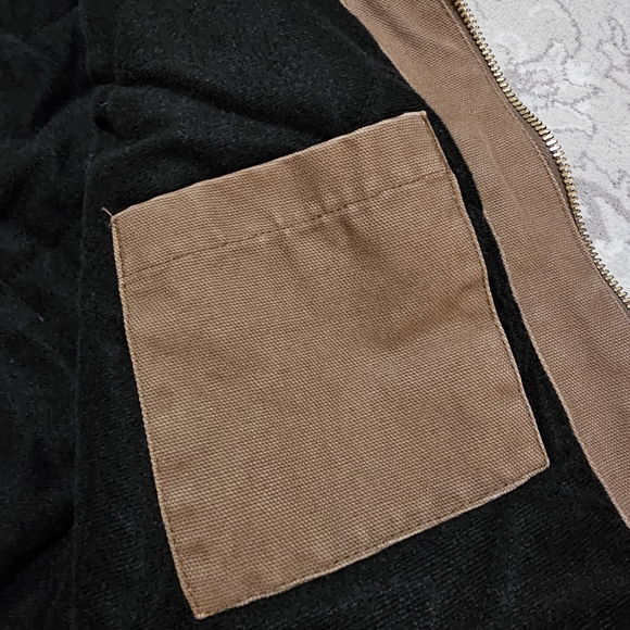 Vintage Dickies Brown Canvas Hooded Work Jacket - Picture 9 of 11